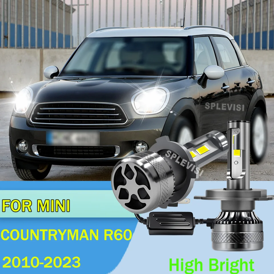

2x H4 Car Headlight Bulb HiLow Beam High Power Improve night driving For MINI COUNTRYMAN R60 2010 2011 2012 2013 2014 2015-2023