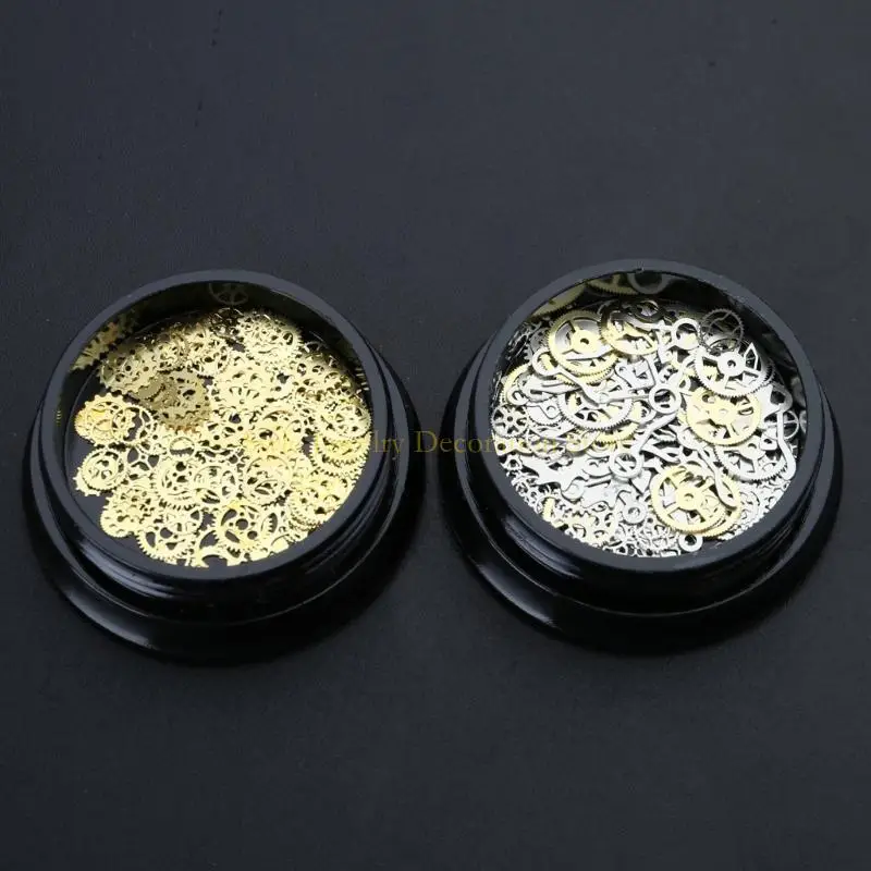 D46E Multiple Kinds Mixed Steampunk Charm for DIY Crafting Jewelry Embellishments Cogs Gear Clock Accessories for Craft Lover