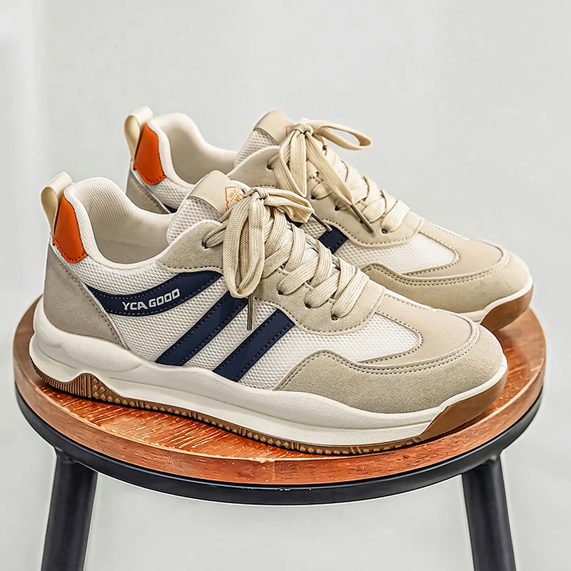 

Mesh Casual Shoes for Men's Outdoor Footwear Fashion Sneaker New Man Comfortable Anti Slip Walking Flat Sole Male Light Designer