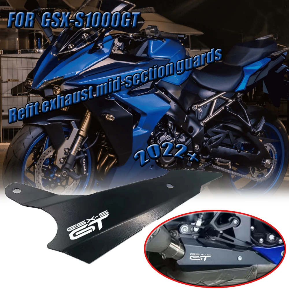 Motorcycle Exhaust Mid Section Guard Plate Decorative Cover Heat Shield For Suzuki GSX-S1000GT GSX S 1000GT GSX-S1000GT 2022