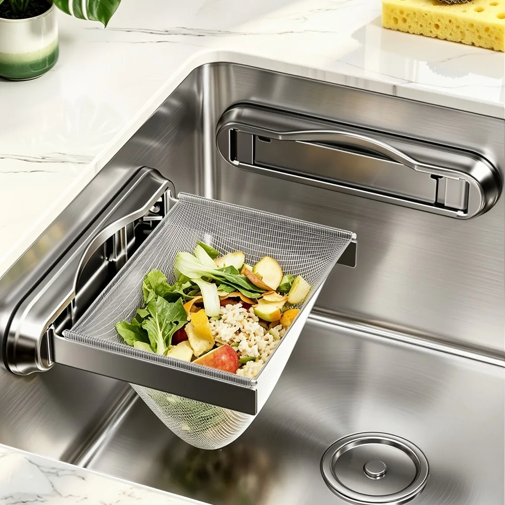 Stackable Kitchen Sink Strainer Basket Food Waste Filter Drain Basket Dishwashing Sink Garbage Filter Tool for Home Cleaning