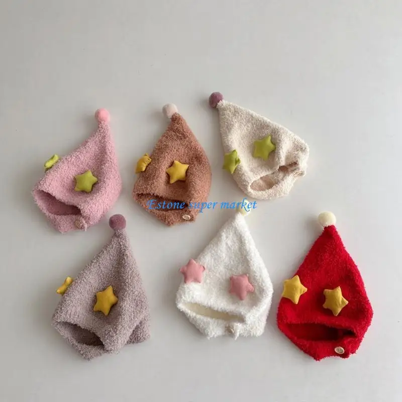 090B Earflap Beanie Cap Boys and Girls الخريف الشتاء قبعة بونيه دافئة للطقس البارد #3