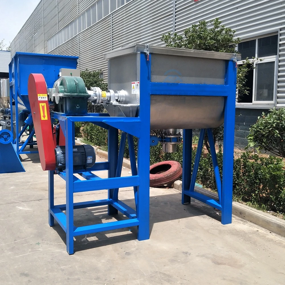 

Industrial Dry Powder Mixing Equipment Electric Stainless Steel Mixer Washing Powder Production Line for Chemical Industry