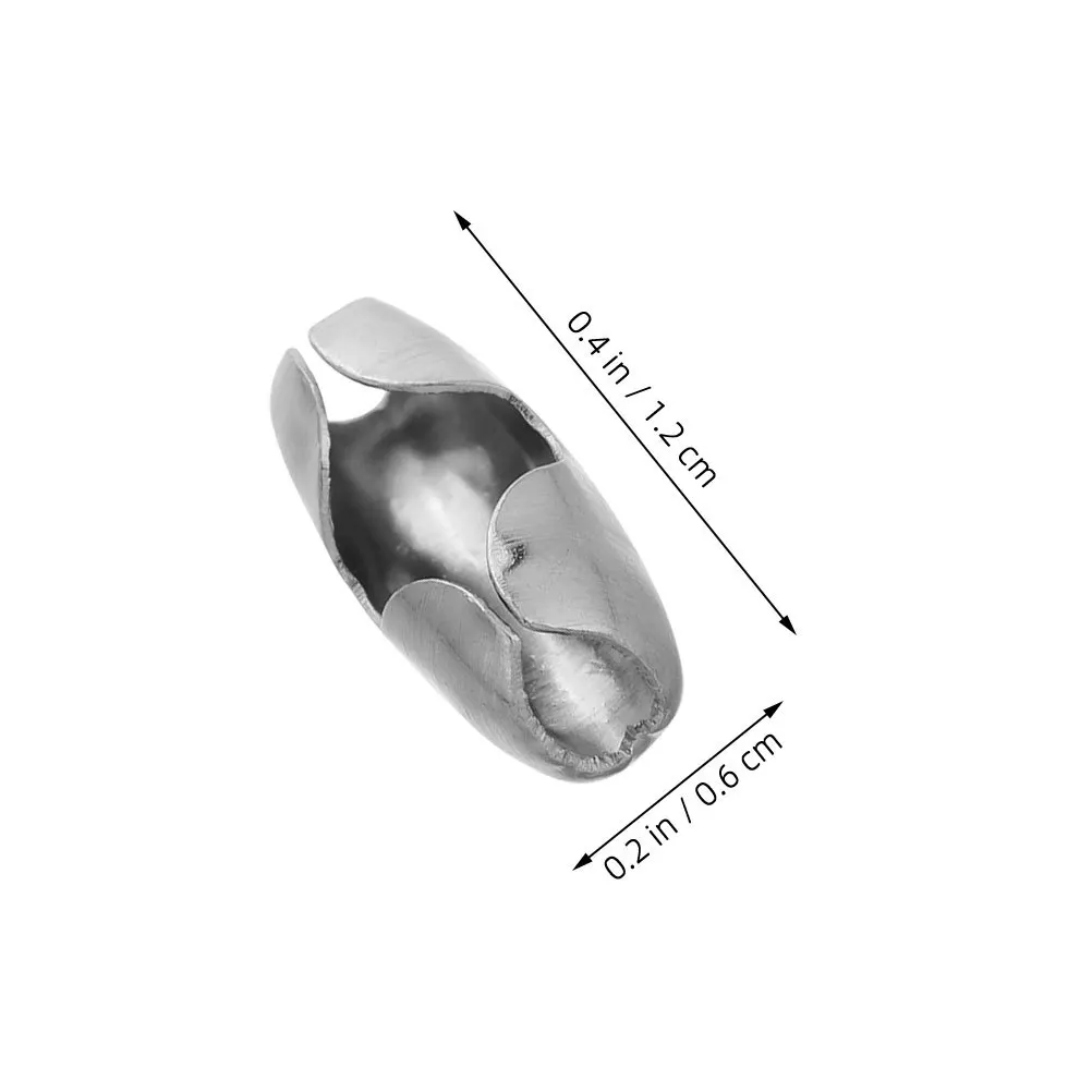 20 قطعة الفولاذ المقاوم للصدأ الكرة سلسلة موصلات ل عقد دي اي واي سوار صنع المجوهرات المشابك صنع المجوهرات المشابك والإغلاق