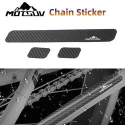 Bicycle Chain Protection Stickers MTB Frame Protector Scratch-Resistant Road Bike Chain Guard Cover