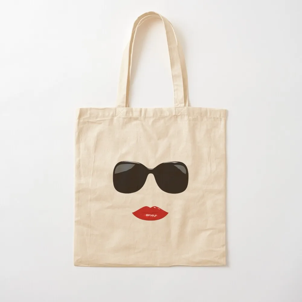 

Black glasses, femme fatale Tote Bag cute tote canvas women Reusable bags Canvas