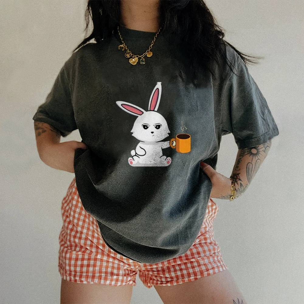 

Women's Graphic T Shirt Y2K Aesthetic Vintage Harajuku Streetwear Japanese 2000s Cute Print Oversized Tee Casual Fashion Tops