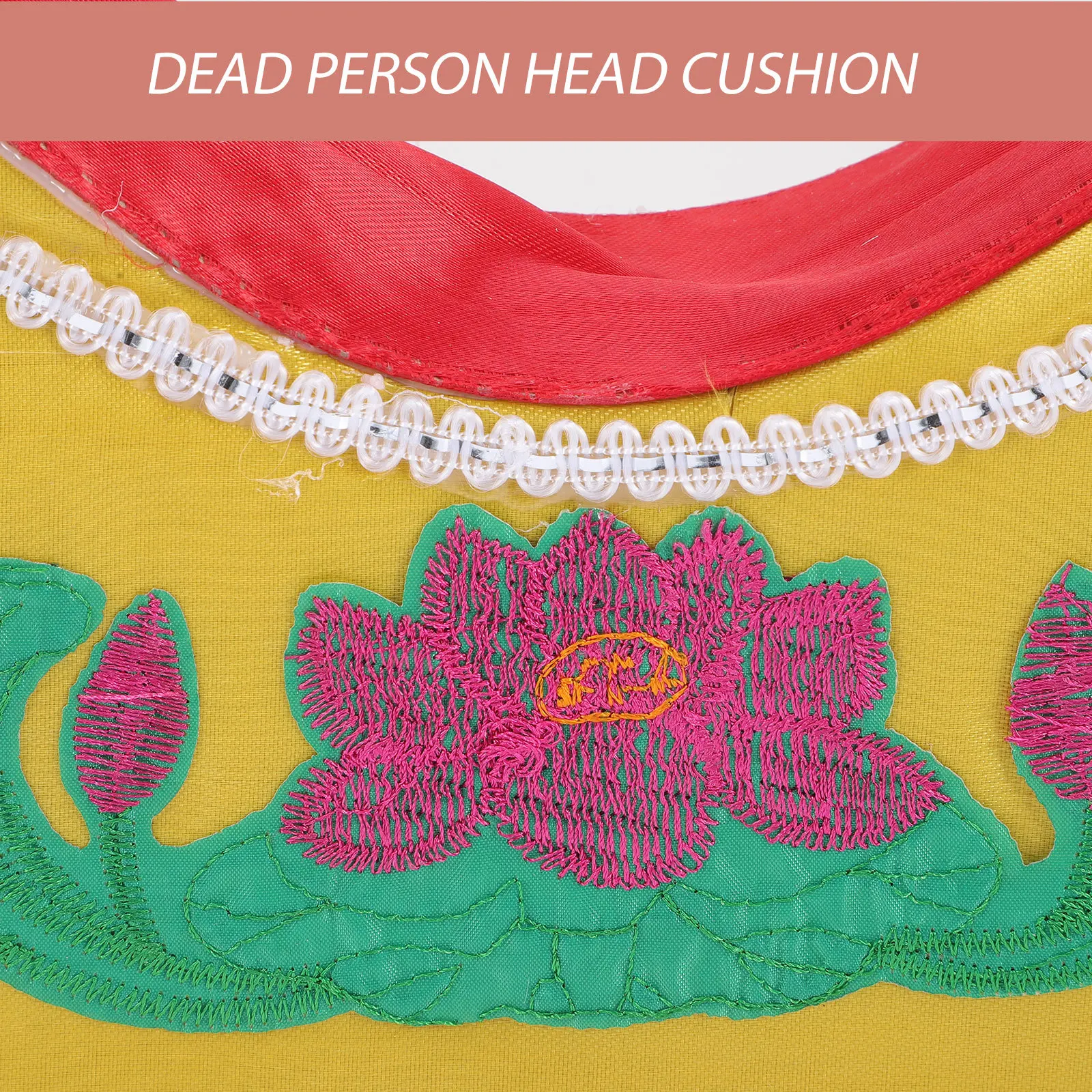 

2Pcs Funeral Cushion Dead Person Foot Head Cushion Durable Sacrificial Cloth Accessory Coffin Supplies Funeral Cloth Accessory
