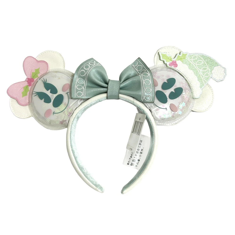 Disney Minnie Ears Headband Crown Bows July Mickey\'s hairband Hallowmas Cosplay Plush Gift Plush Doll Girls Party Hair band