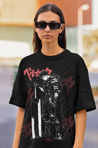 Imagen 2 del producto Camiseta Berserk Manga Strip Guts Berserker Armor Anime camisa negra todas las tallas