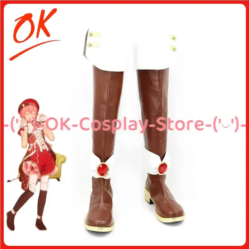 

[Индивидуальный] игровой ансамбль со звездами Тори Химемия, обувь для косплея, аниме, реквизит для ролевых игр, Хэллоуин, карнавал, вечерние ботинки из искусственной кожи