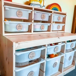 Wooden Storage Tags Nursery Decor Storage Labels with Playroom Toy Signs rounds bundle