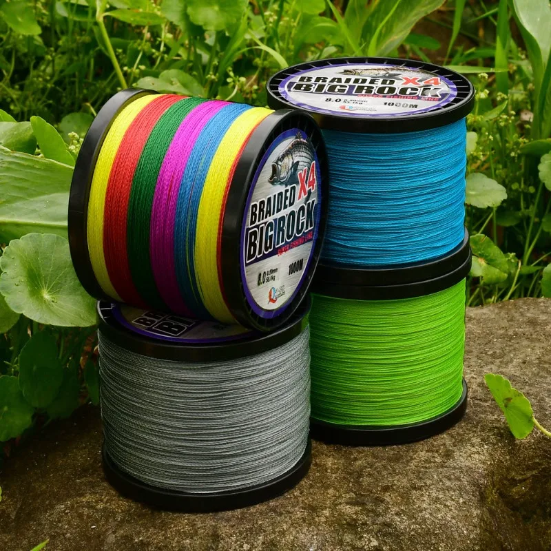

1000m 4-Strand ColorShift PE Line - UV-Reflective Braid for Long Casting Lure Fishing, 30LB Wilderness Ready & Abrasion-Proof