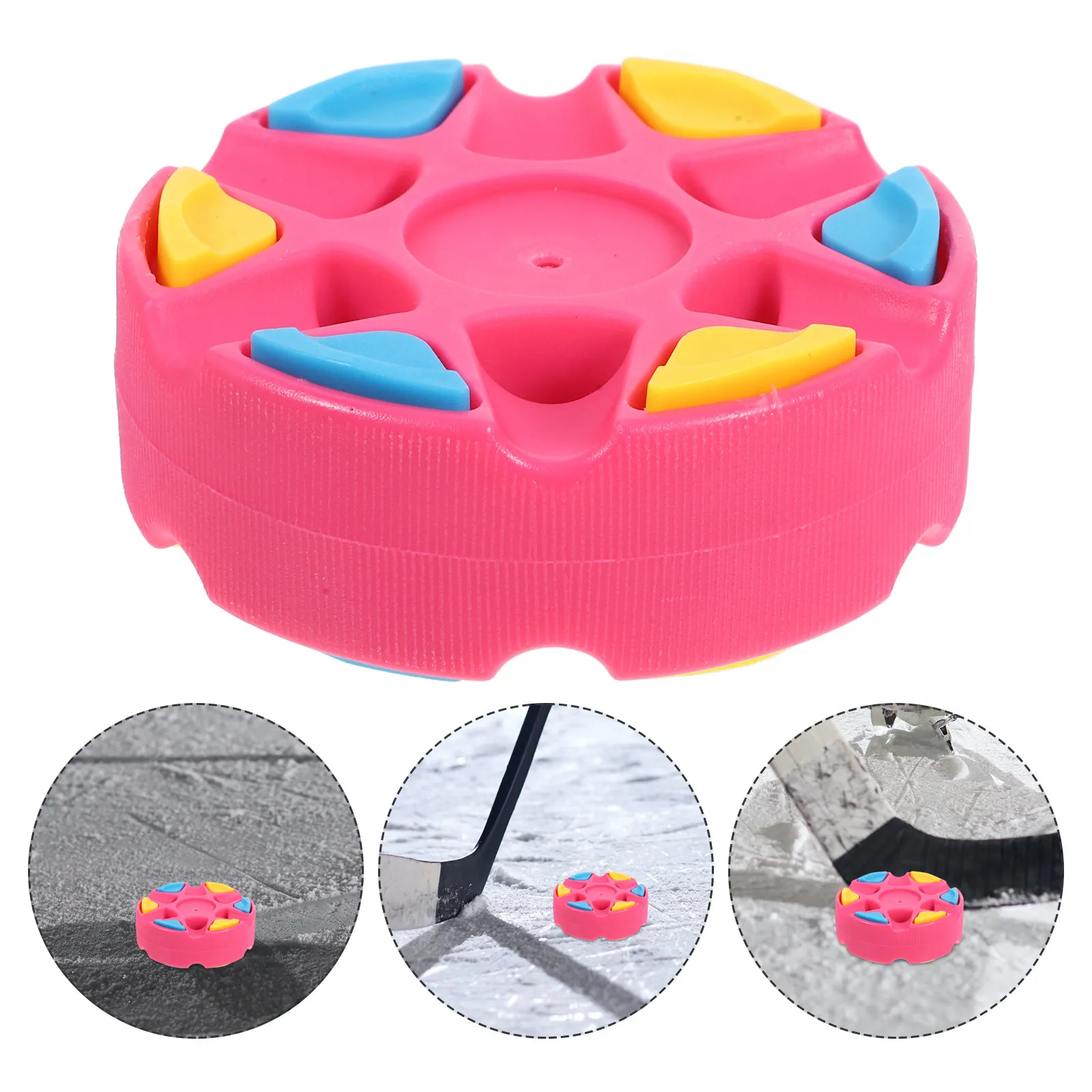 Training Hockey Puck for Roller Skating Field Hockey and Land Practice High Hardness Pa Construction Smooth Flat Surface Dense