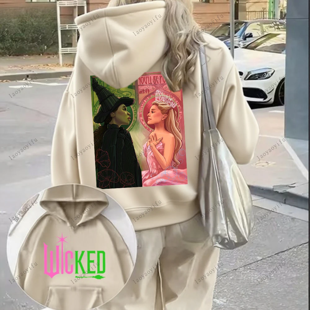 Harajuku الجمالية الشريرة هوديي الشتاء البلوز الرباط هود الجرافيك البلوز للرجال النساء تتجه البلوز هوديس #5