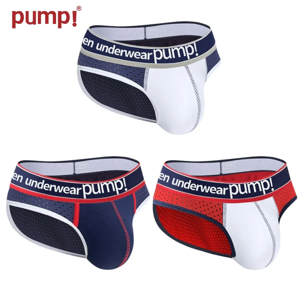 1-4PCS Sexy Men's Briefs Mesh Sports Breathable Men Underwear Hip Raise Low Waist Slim Fit Big U Pouch Underpant Male Triangle