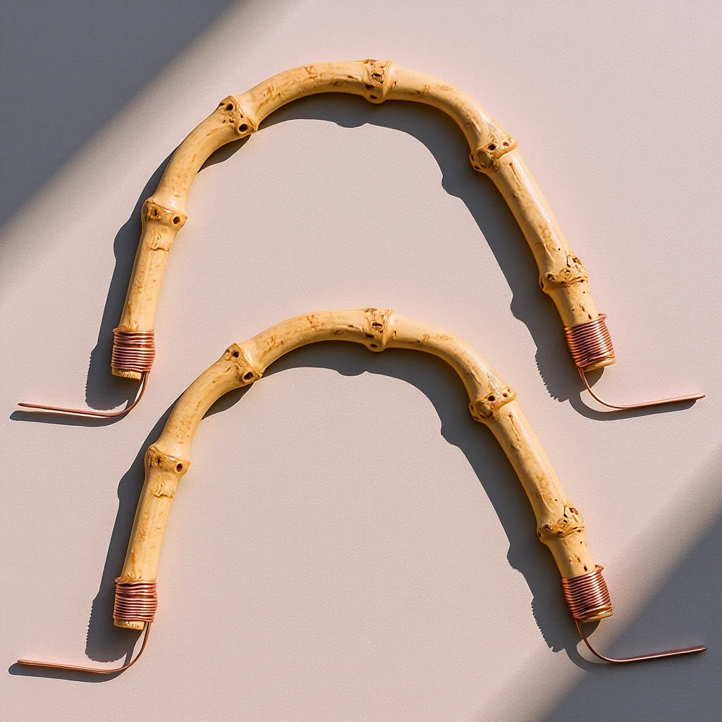 

2Pcs Teapot Bamboo Handle Replacement Kettle Grip Household Accessory Strong Stable Easy to Install Bamboo Teapot Handle