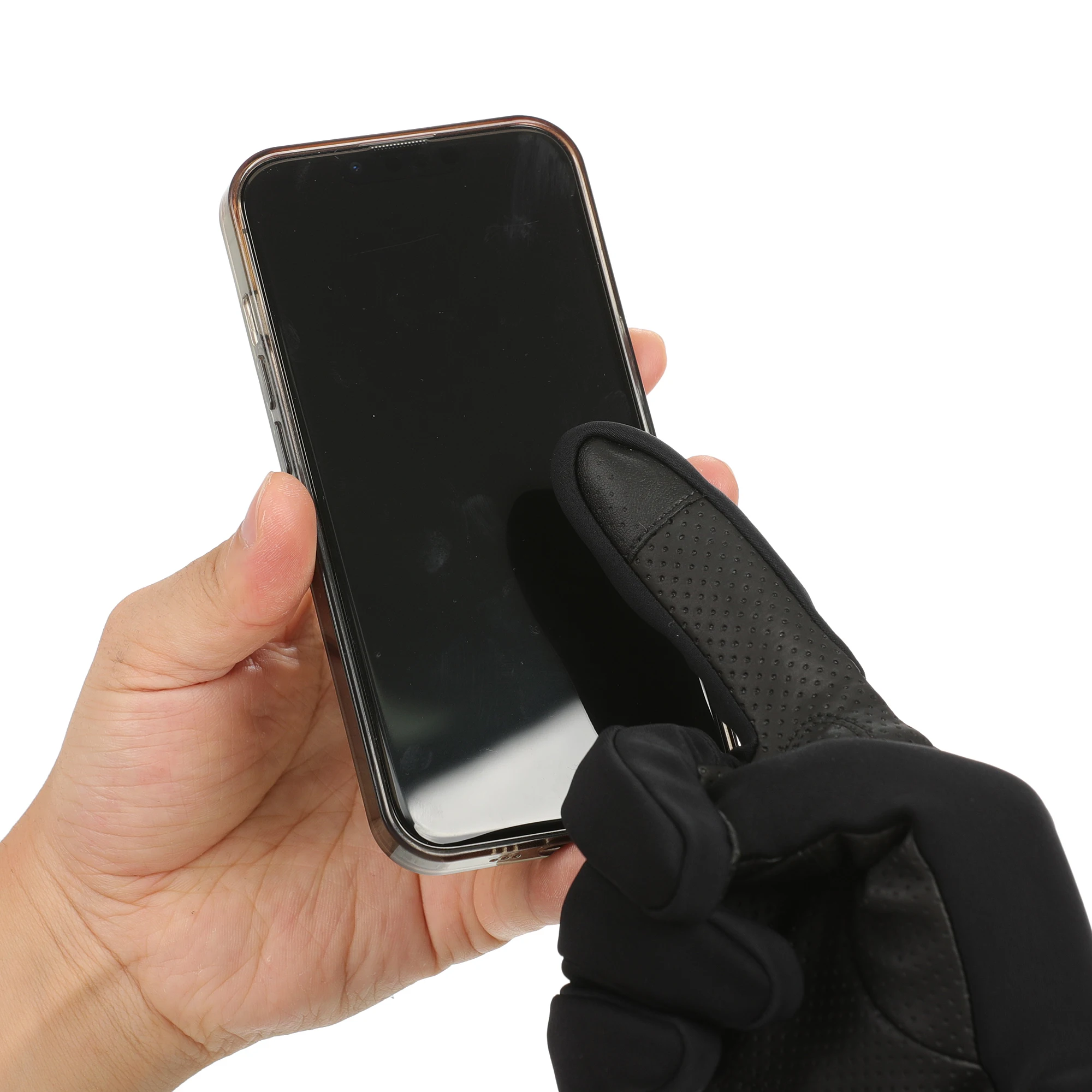 YKYWBIKE Touchscreen-Fahrradhandschuhe mit Vollfinger-Design, Fleece-Futter, winddicht, wasserabweisend, stoßdämpfend, für MTB und Rennrad – Detail 21