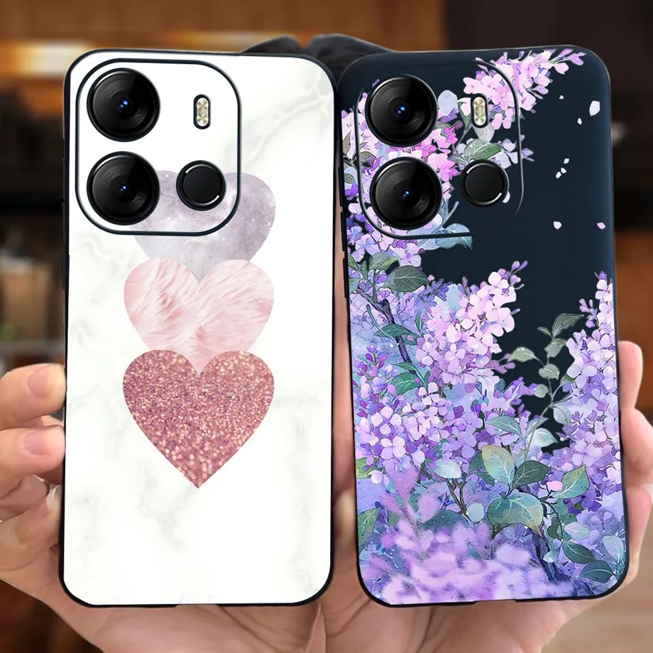 غلاف حماية من السيليكون الناعم لهاتف Tecno Spark GO ، ممتص صدمات أنيق ، Pop 7 Pro ، Pop7 Coque ، Pop 7 ، BF6 ، BF7 ، 2023