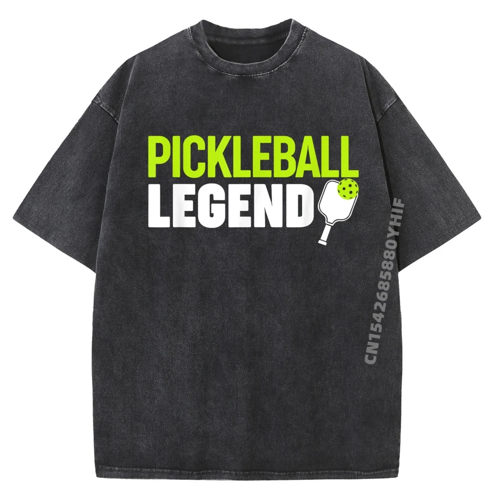 

Винтажные футболки Pickleball Legend, уличная стираная одежда, мужская удобная модная футболка с рисунком в китайском стиле