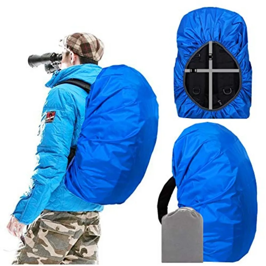 Waterproof Backpack Rain Cover, 12000mm Ultra-Waterproof, Upgraded Ultra-Strong Multilayers, Antislip Buckle Strap