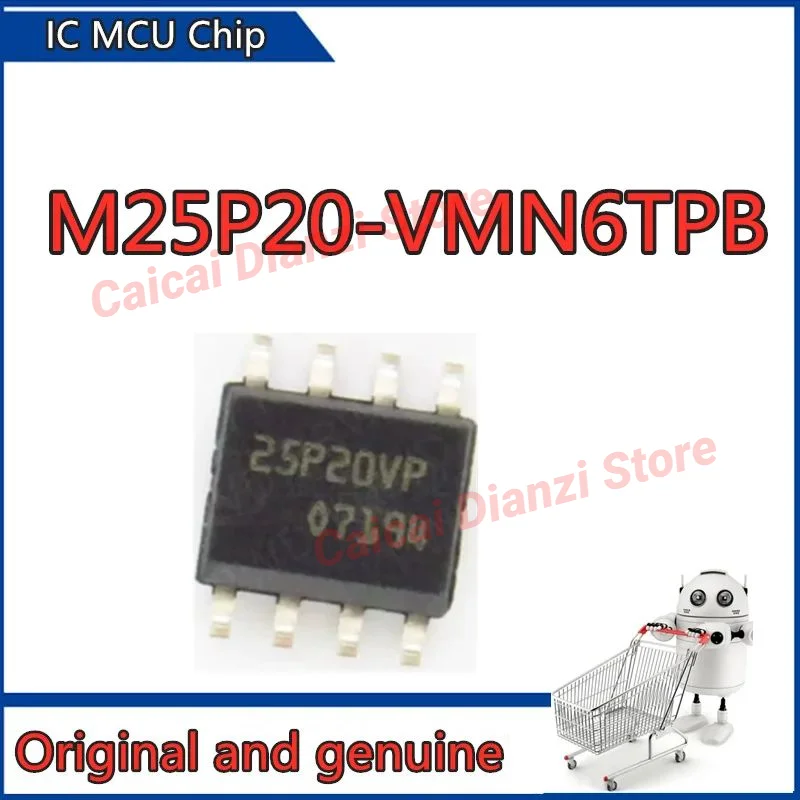 

20-10PCS M25P20-VMN6TPB M25P20VP ST25P20VP 25P20VP memory chip SOP8 Import original