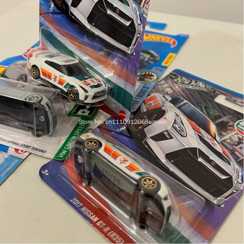 Hot Wheels x 7-Eleven 2026 Exclusive Edition | 1/64 Diecast 2017 Nissan GT-R R35 | Special White Wrap JDM Collectible Model Car