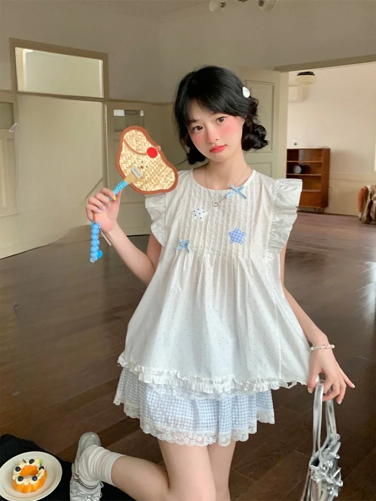 

Летний комплект Bibi Bency: кружевная юбка миди и шифоновый топ для молодых женщин, повседневный модный ансамбль