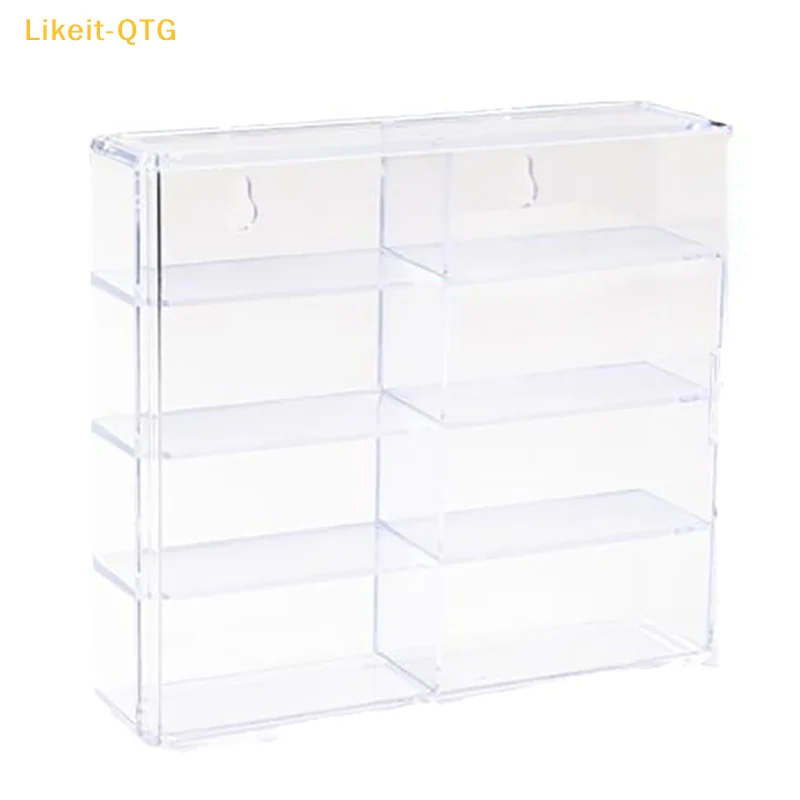 

NEW 1:64 Acrylic Car Display Box For Car Model Toy Cabinet Rack Dustproof Car Non Punching Adhesive Wall Transparent Display Box