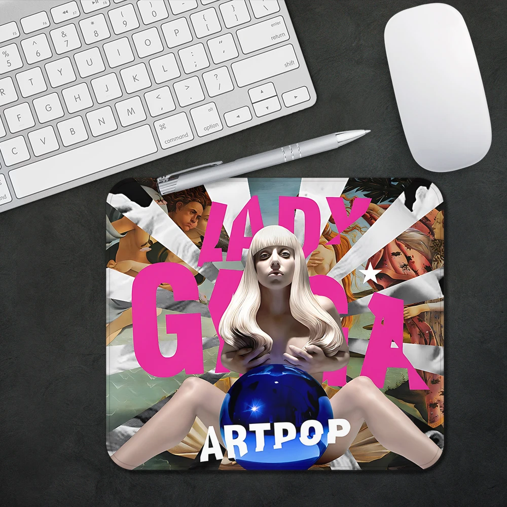 Singer Lady Gaga Gaming Mouse Pad XS Small Mousepad For PC Gamer Desktop Decoration Office Mouse Mat Deskmat Rug