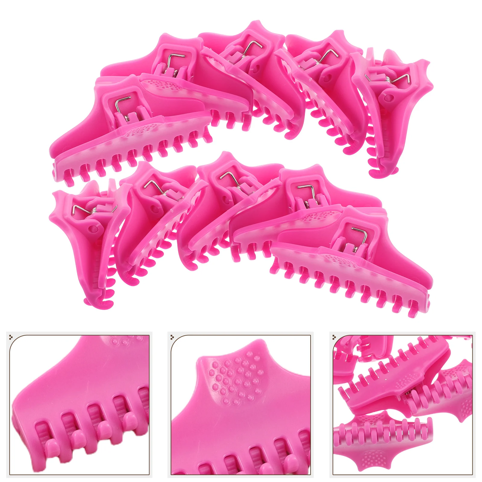 

25Pcs Hair Clips Styling Sectioning Butterfly Claw Clamps for Volumizing Root Lifting Curl Setting Salon Professional Use