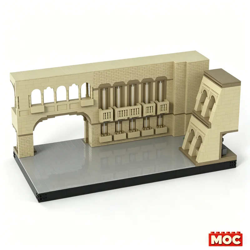 NEW 6512 PCS Customize MOC Palace Sci-Fi Scene Diorama Model Building Blocks Assembly Educational Toy Birthday Christmas Gifts