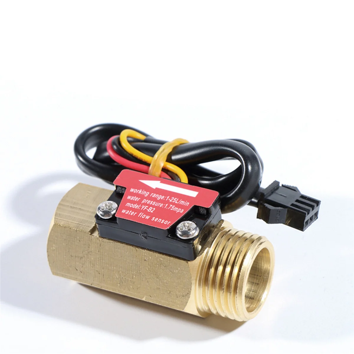 2025 + 2X G1/2 بوصة تدفق المياه قاعة مفتاح مستشعر تدفق متر ل مقياس الجريان التوربيني الصناعي مستشعر تدفق المياه-B2 #5