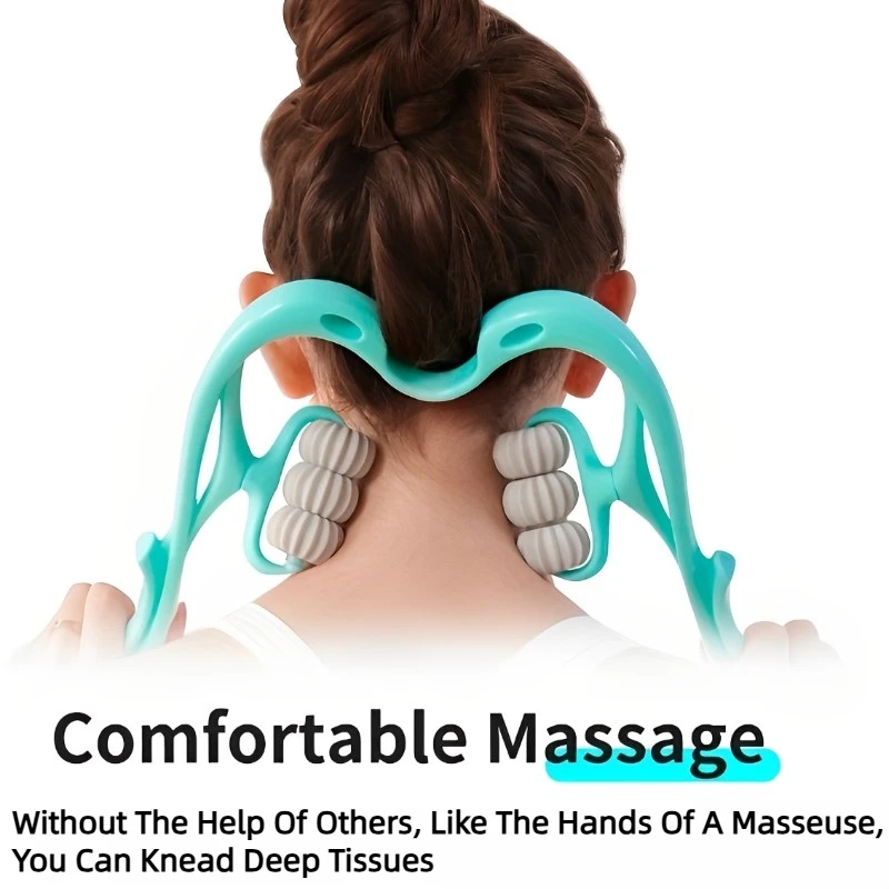 Cervical Vertebra Shoulder And Neck Massage Home Manual Massager Hand-Held Clamping Device Kneading Relaxation Artifact image 2