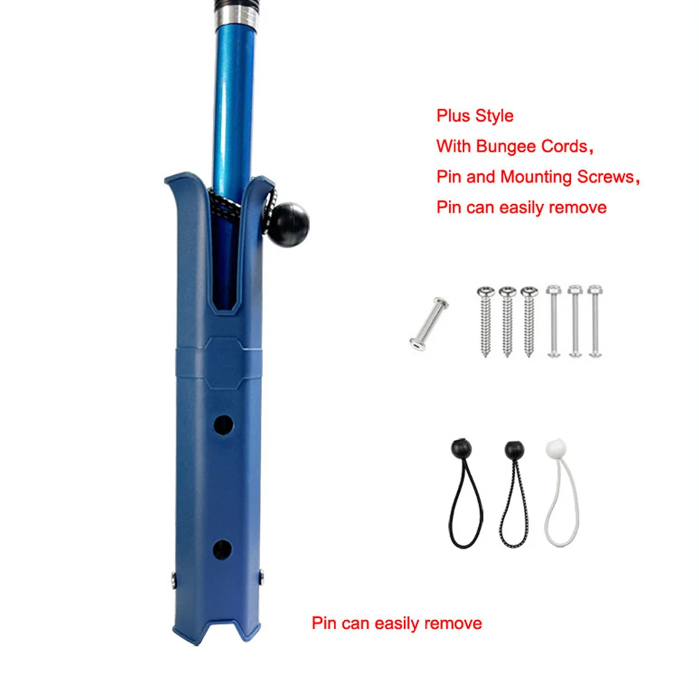 Fishing Pole Bracket Fishing Pole Holder Plastic Fishing Rod Holder Racks Portable Fishing Rod Stand Fishing Pole Bracket