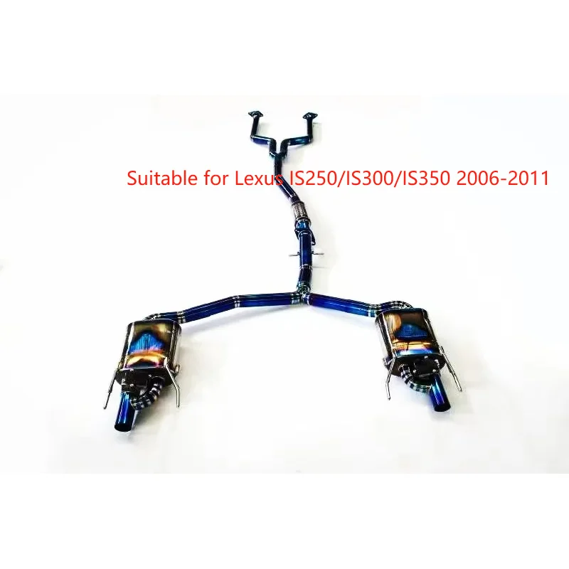 

Для Lexus IS250/IS300/IS350 2006-2011 титановый кошачий задний выхлоп, высокопроизводительная модификация выхлопной системы, улучшение гоночной мощности