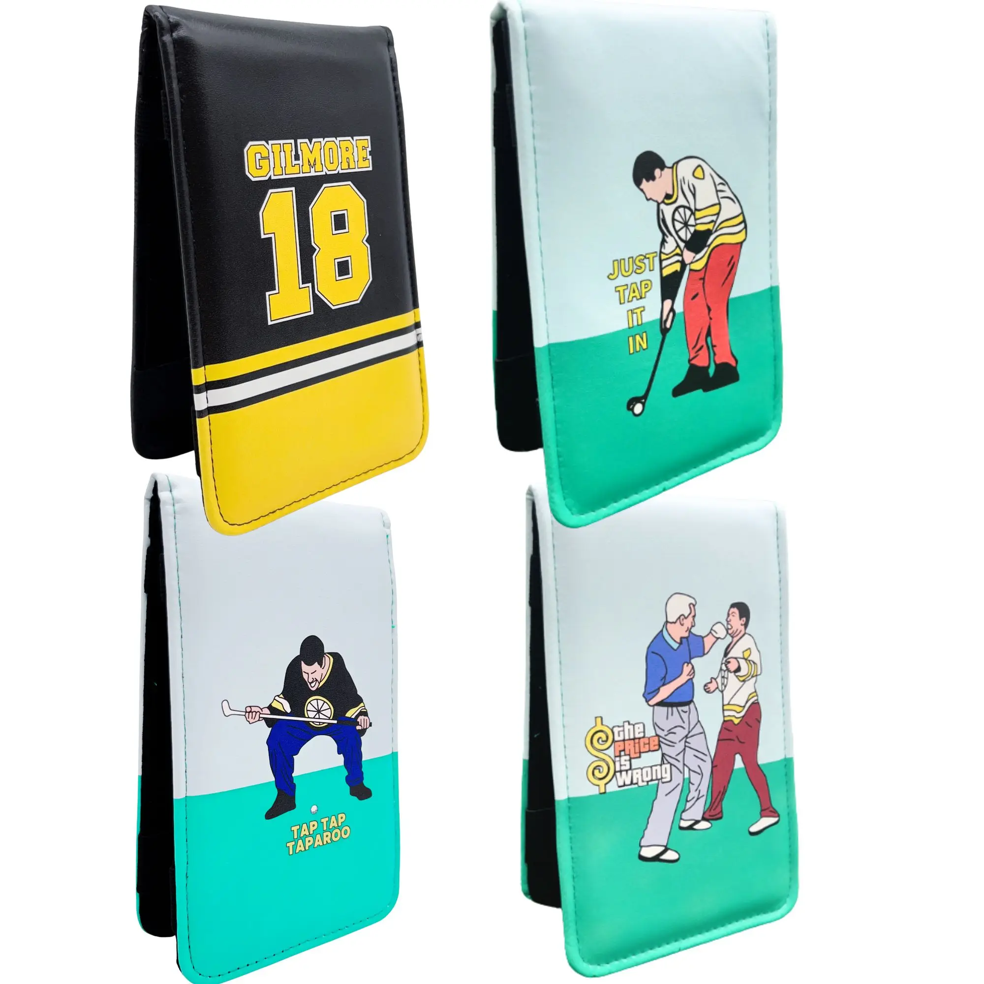 capa-para-livro-de-notas-de-golfe-com-design-happy-gilmore-18-suporte-de-couro-pu-de-qualidade-para-cartao-de-pontuacao-de-golfe-45-×-7-polegadas
