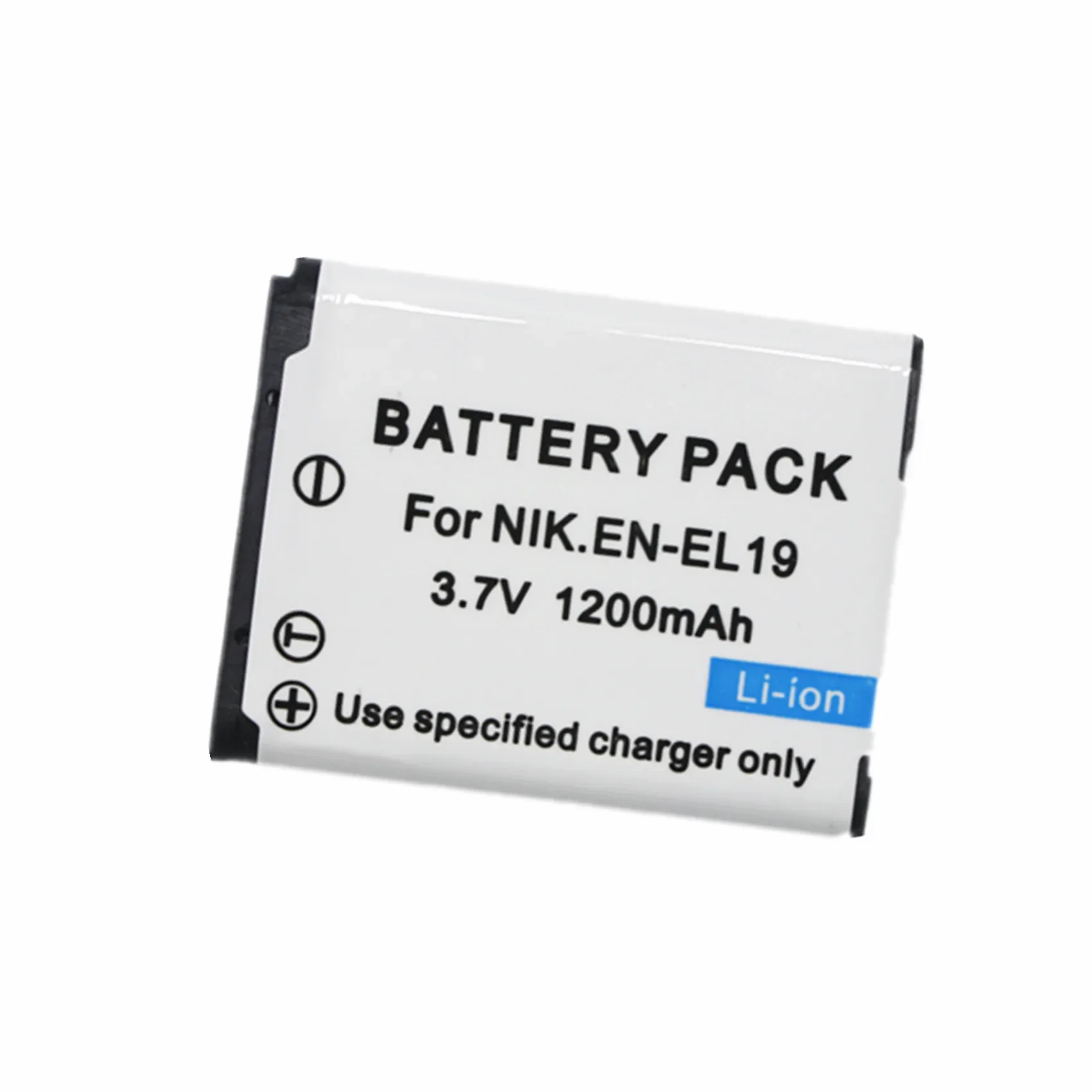 EN-EL19 Battery 1000mAh EN EL19 Rechargeable Batteries For Nikon Coolpix S32 S100 S2500 S2750 S3100 S3400 S3500 Camera Battery