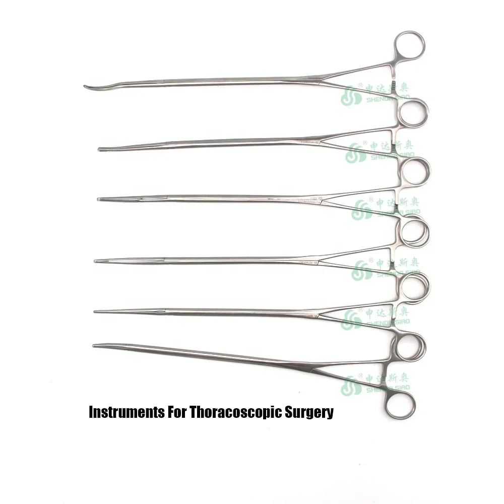 Thoracoscopic surgical instruments Stainless Steel for Sponge Forceps/double joint forceps