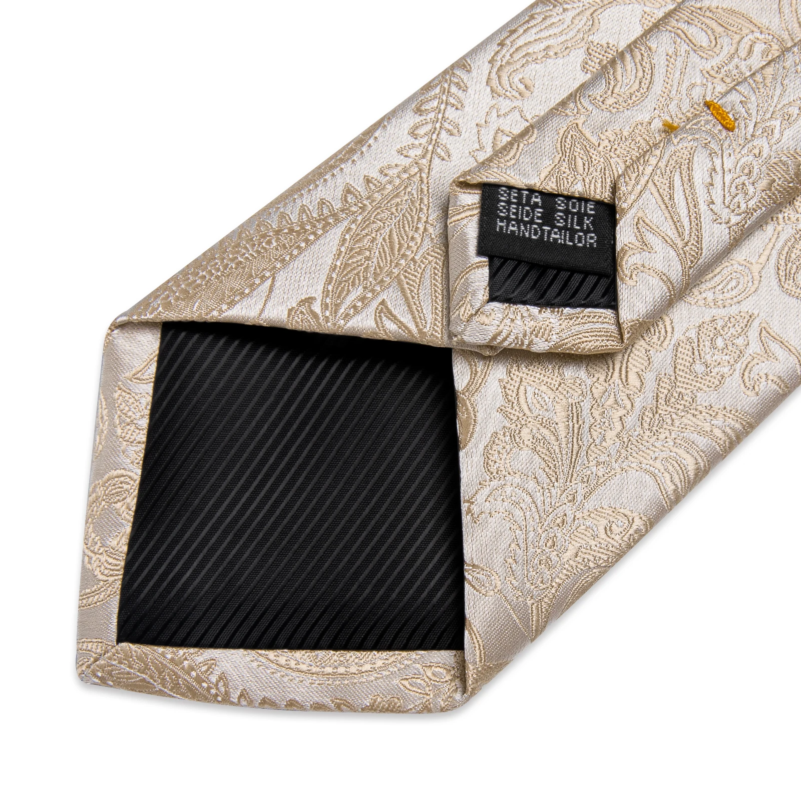 高級メンズネクタイ ジャカード柄 花柄ネクタイ ポケットチーフ カフスボタンセット ホワイト ミント ライラック ピンク 男性用 結婚式 ビジネス パーティー用