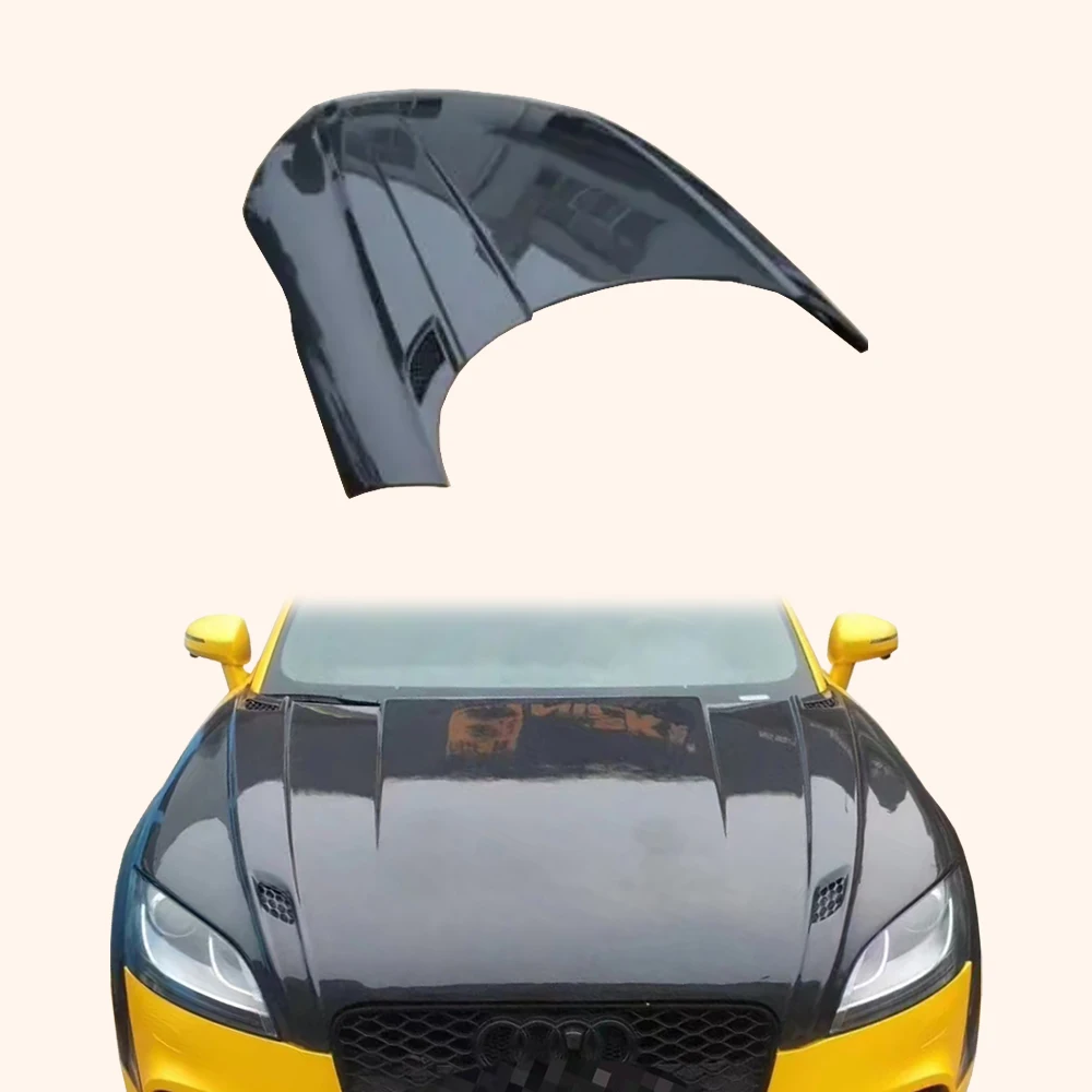 For Audi TT MK2 TTS TTRS 8J Coupe 2006-2014 Vented Cooling Carbon Fiber Hood