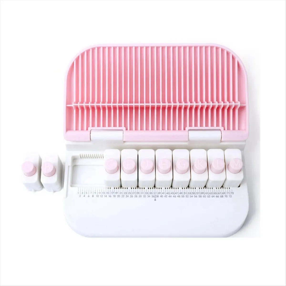 【2247 Popular】26-Letter Embossing Machine Assistant, DIY Hand-Book, Letter Punching Combination, Used for Manual Production.