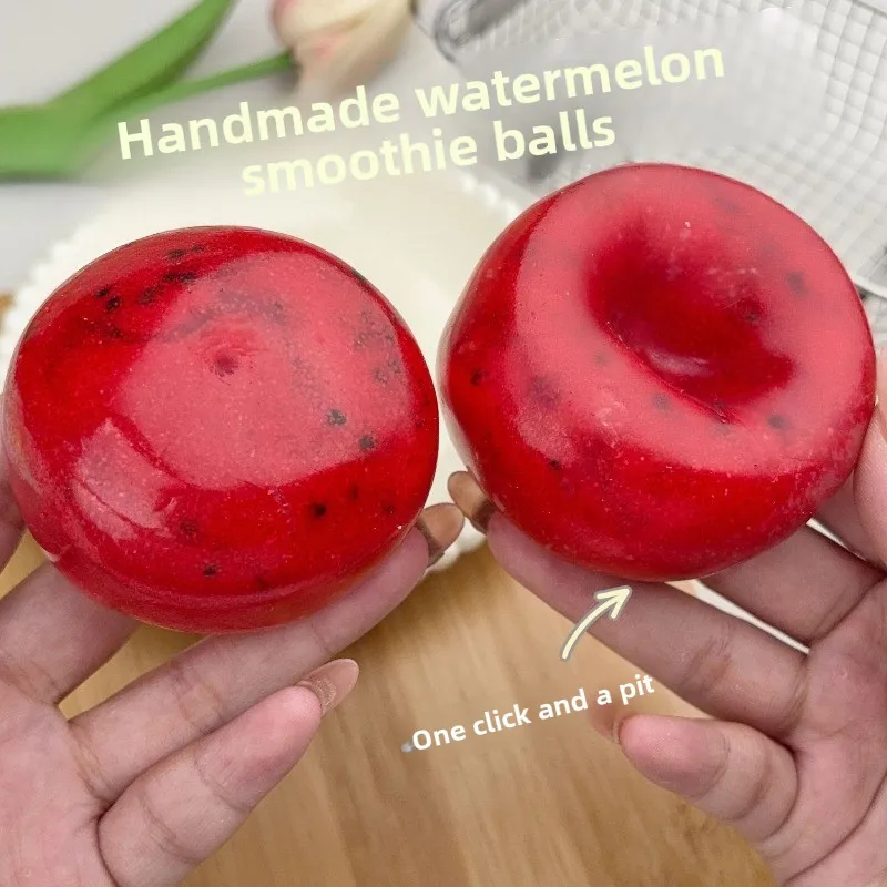 Watermelon Smoothie Handmade Ball Pinch Le Decompression Toy Vaseline Shapeable Decompression Vent Ball Gift