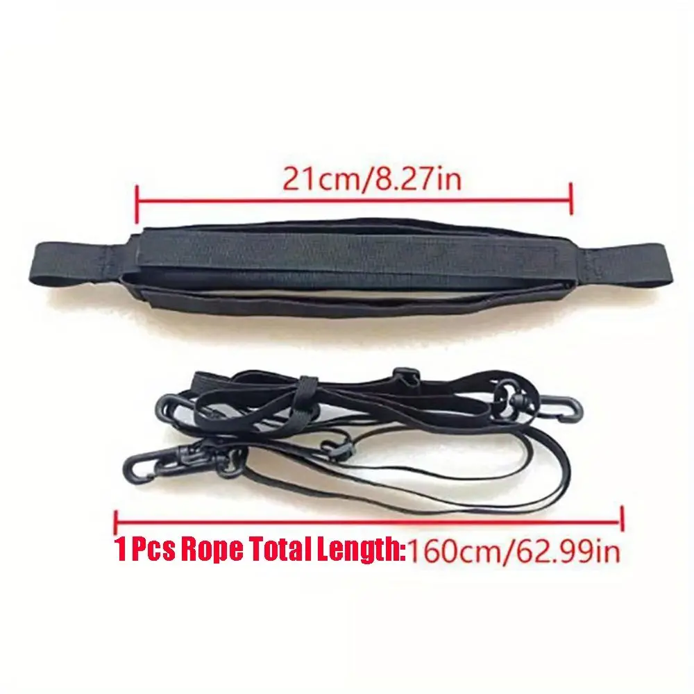 Adjustable Volleyball Spiking Training Aid Elasticated Wear-resistant Volleyball Training Equipment Black Practical