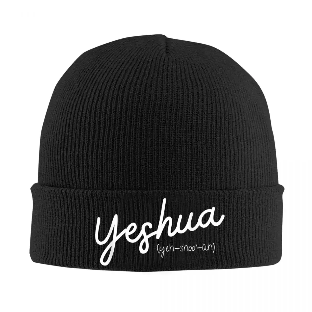 Yeshua Jesus Knit Hat Beanie Winter Hats Warm Hip Hop Christian King of Kings Caps Men Women Gifts