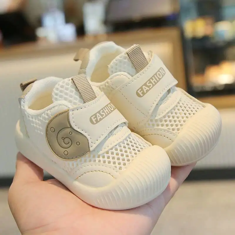 Baby Boys Girls Sneakers 2026 Spring Summer Kids First Walkers Soft Breathable Mesh Functional Toddler Shoes Infant Boys Girls