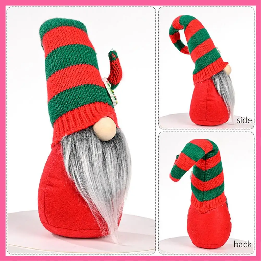 ABNM duende enano, decoración navideña para el hogar, Gnomo nórdico, Dios tierra, Gnomo sin rostro de felpa, adornos navideños, Gnomo de Papá Noel, Rudolph