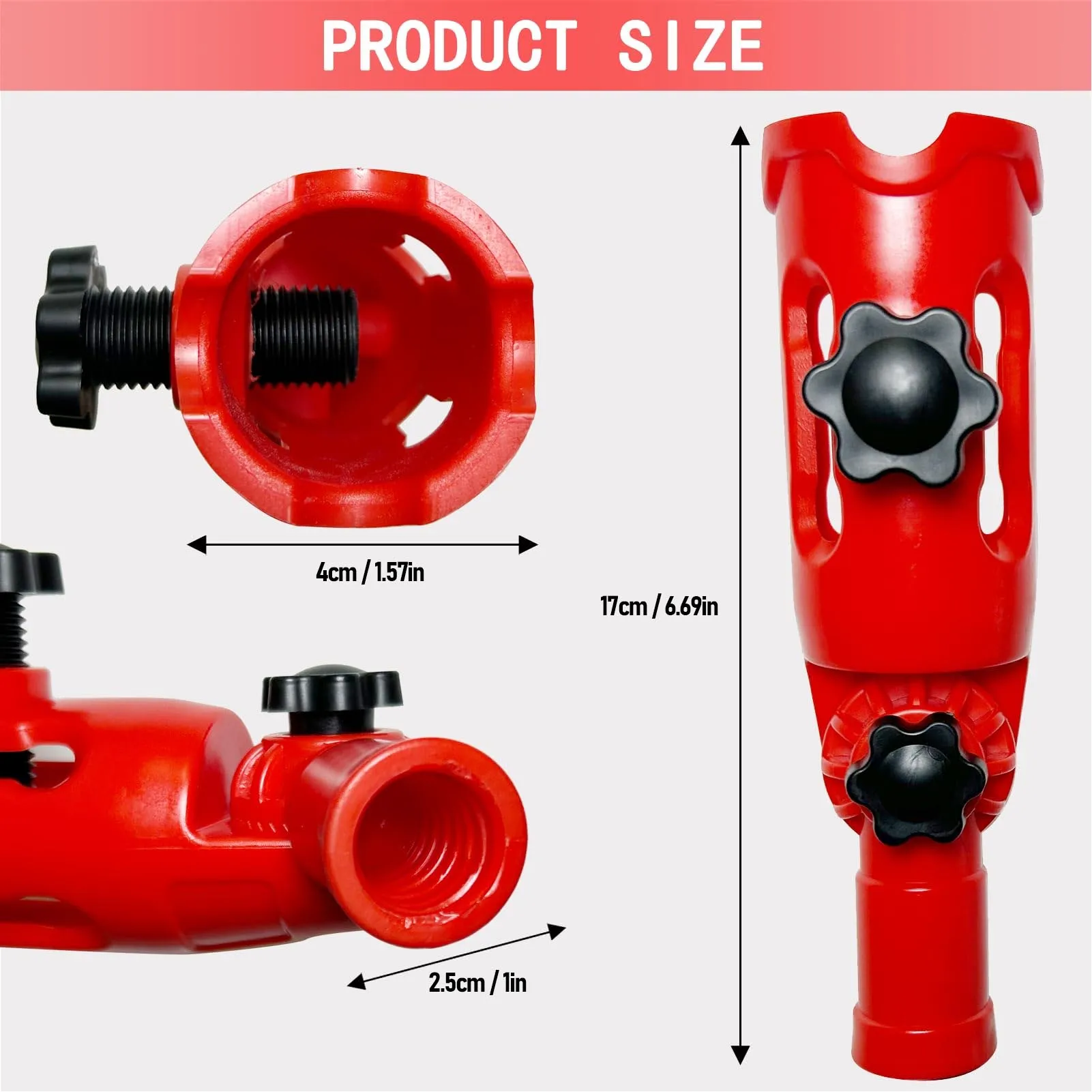 Paint Brush Extension Pole Attachment Holder Labor Saving Versatile Large Caliber Multi Angle Paint Brush Extender for Corners