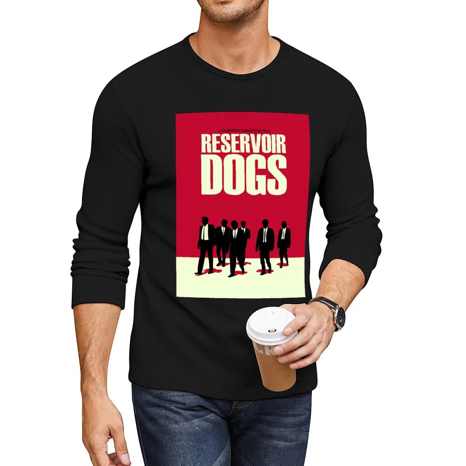 Reservoir Dogs Minimalist Poster Design Long T-Shirt oversized t shirts quick-drying t-shirt mens graphic t-shirts big and tall