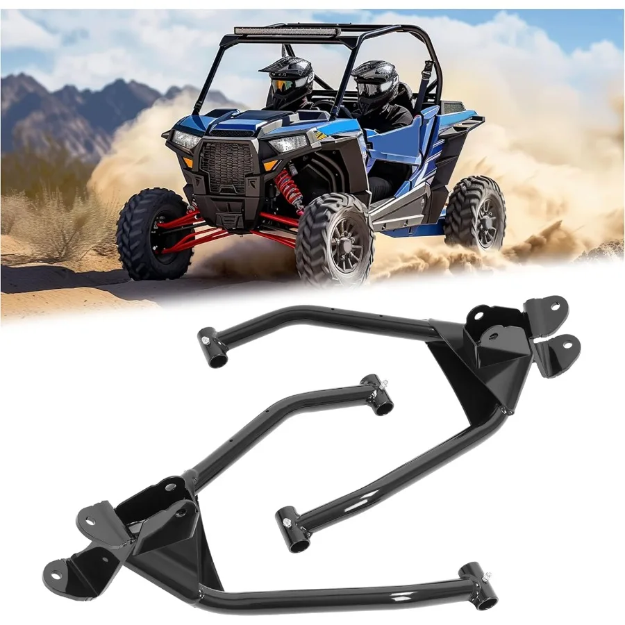 Front Control Arm Compatible with 20092021 Polaris RZR 170 Replacement for 0454270067 0454271067 UTV LH RH for OffRoad Vehicle